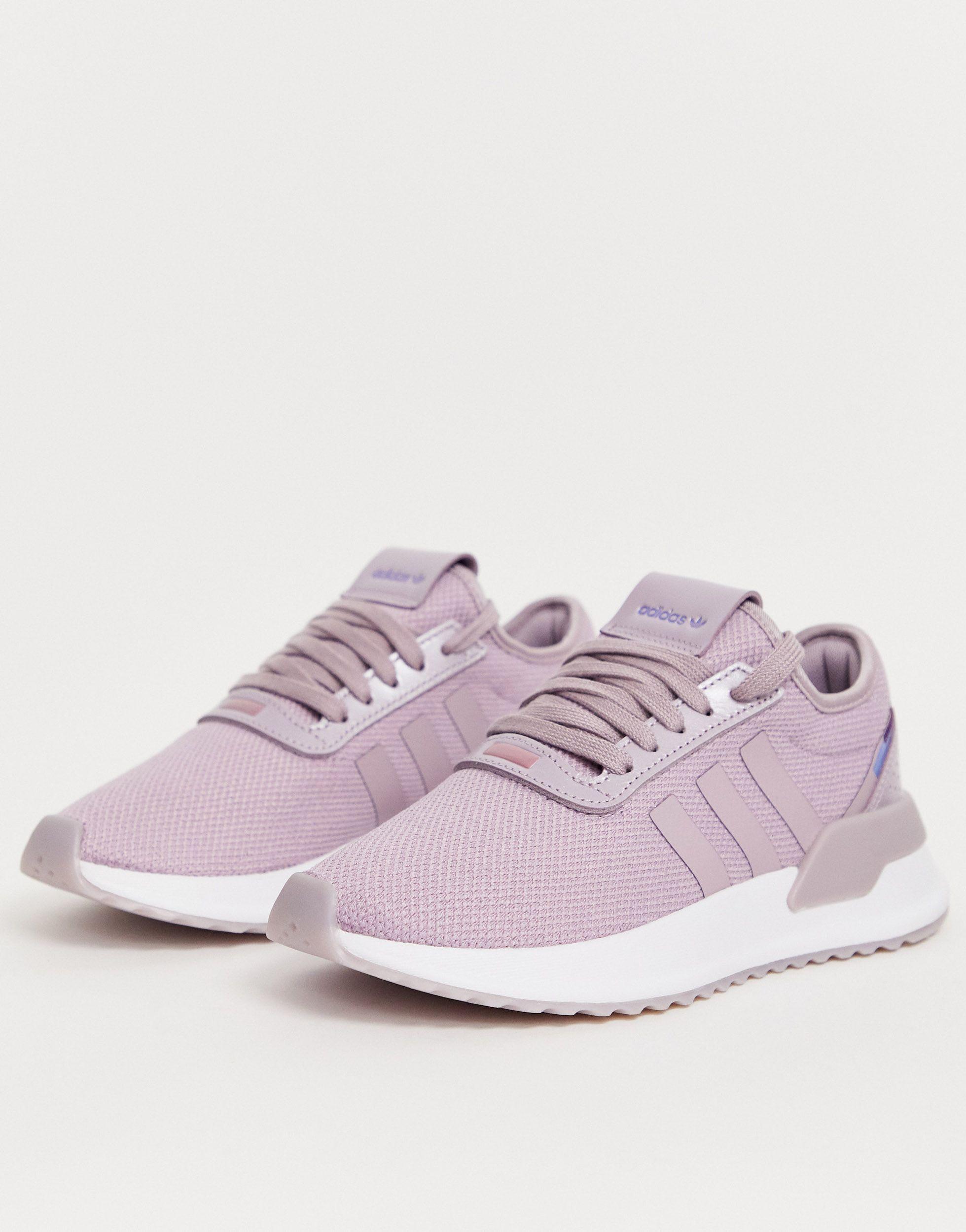 purple adidas shoes women's