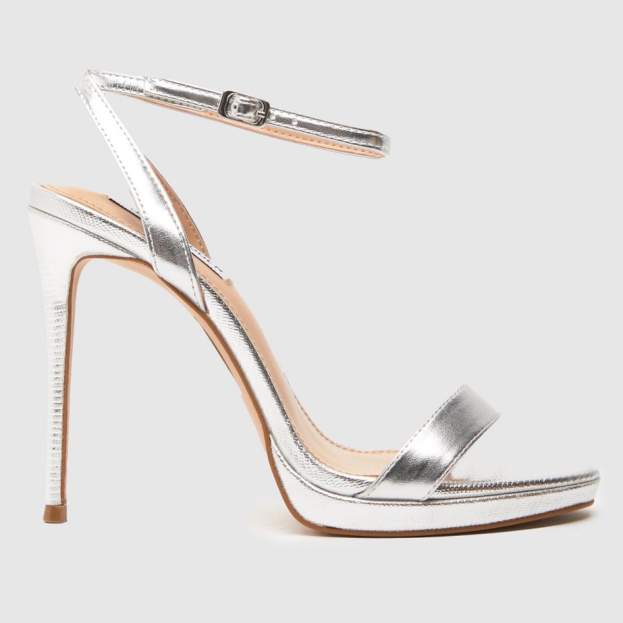 Silver High Heels