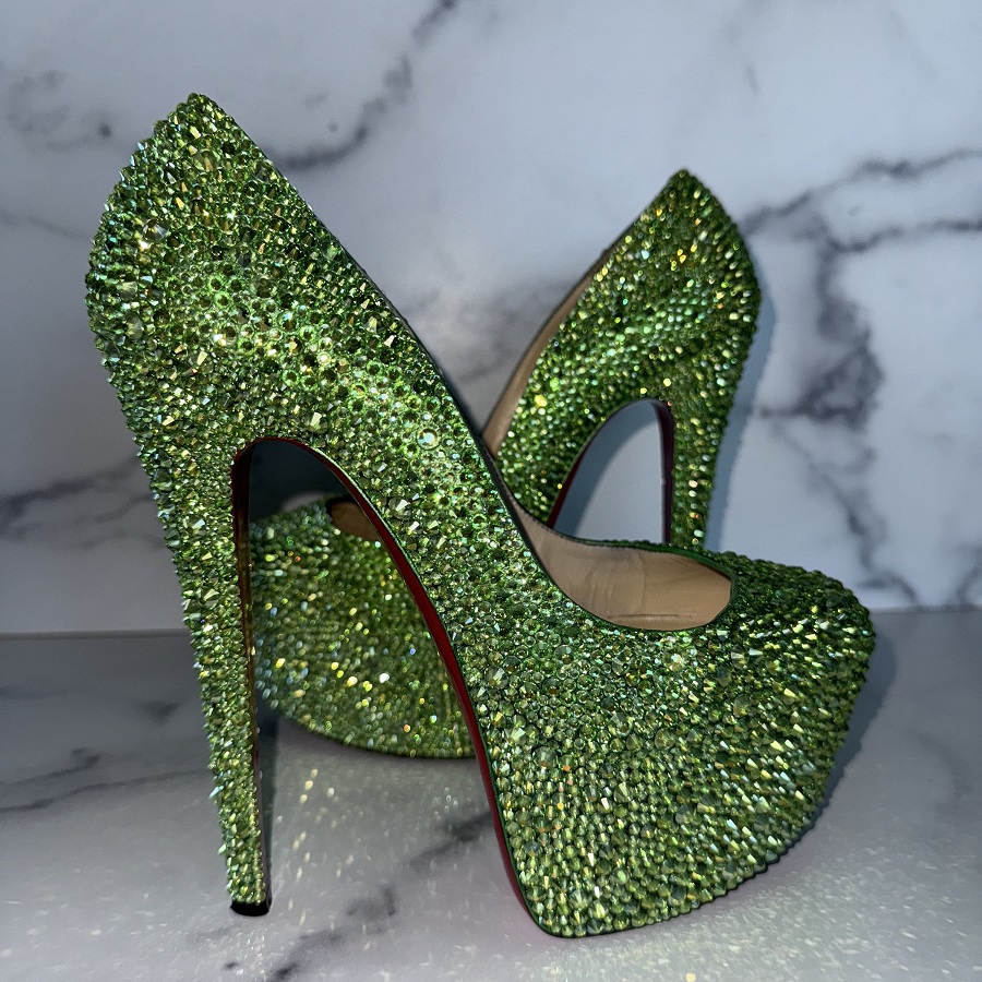 Green High Heels