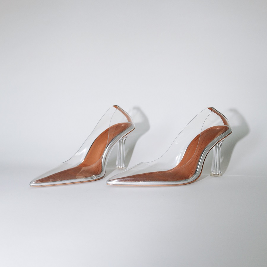 Clear High Heels: